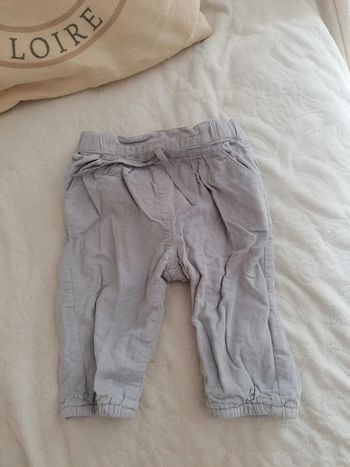 Sarouel en velour 12 mois