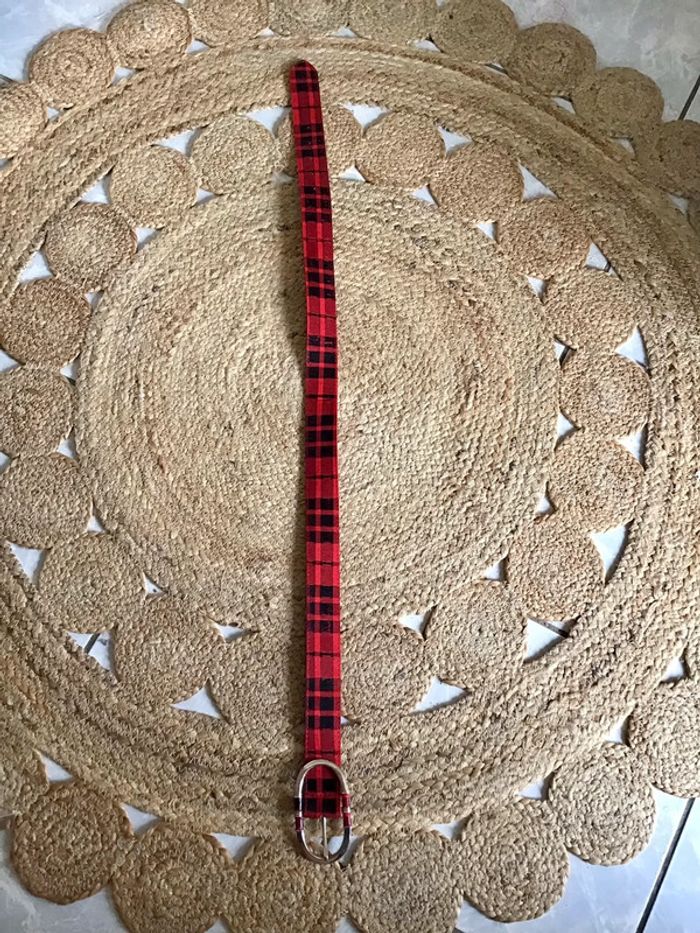 Ceinture rouge et noir taille 80 - photo numéro 3