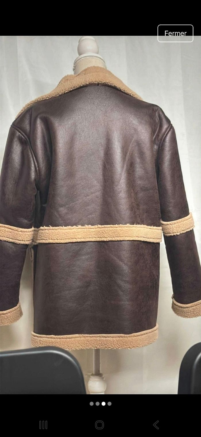 Manteau brun tiffany&tomato - photo numéro 3