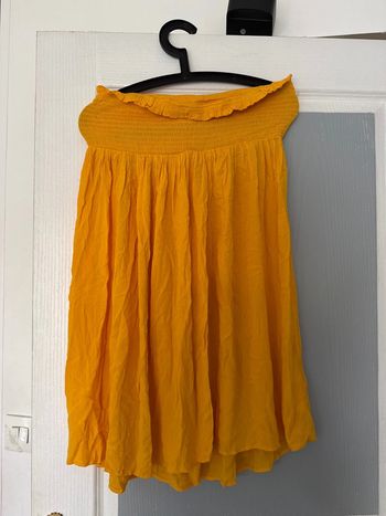 Robe dos nue bretelle possible orange 🍊 femme taille L Kiabi neuve