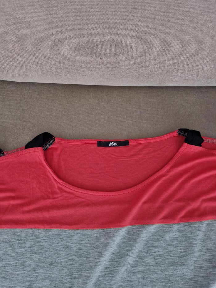 Haut bi-color épaules semi-ouverte Mim - photo numéro 7