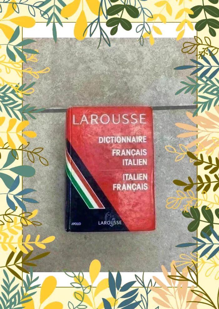 Dictionnaire français italien Larousse