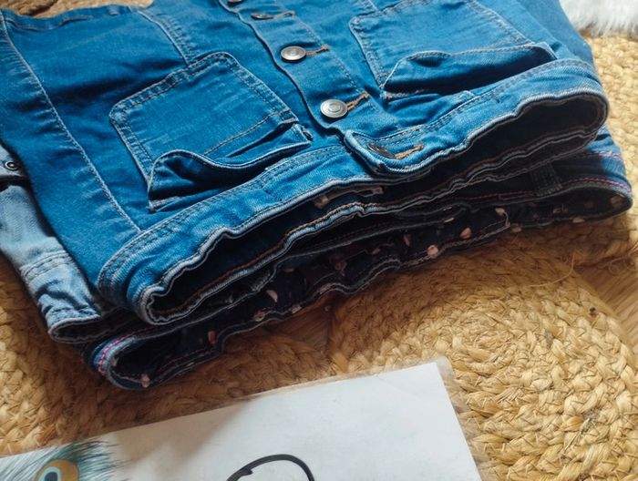 Lot jupes en jean 8ans - photo numéro 9