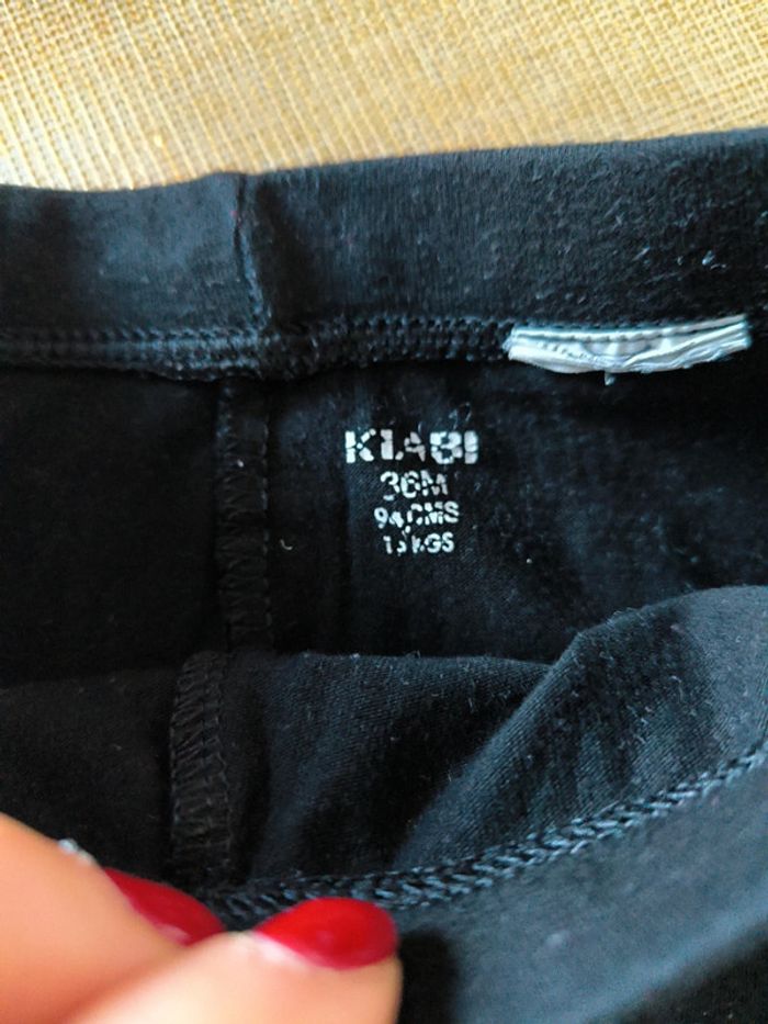Legging noir Kiabi 3 ans - photo numéro 2