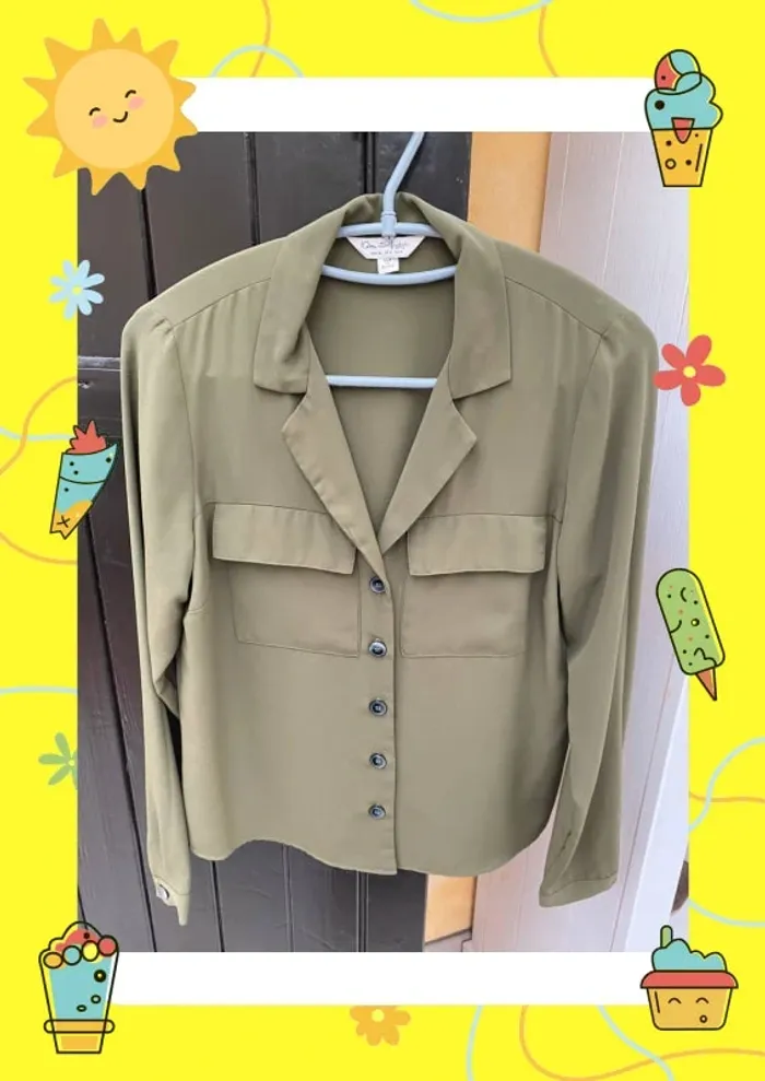 Chemise S 36 kaki Miss selfridge
