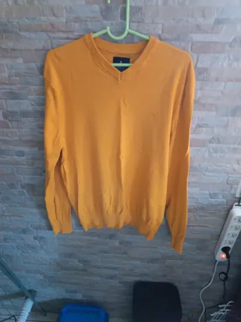 Pull moutarde mi-saison Vertigo L.