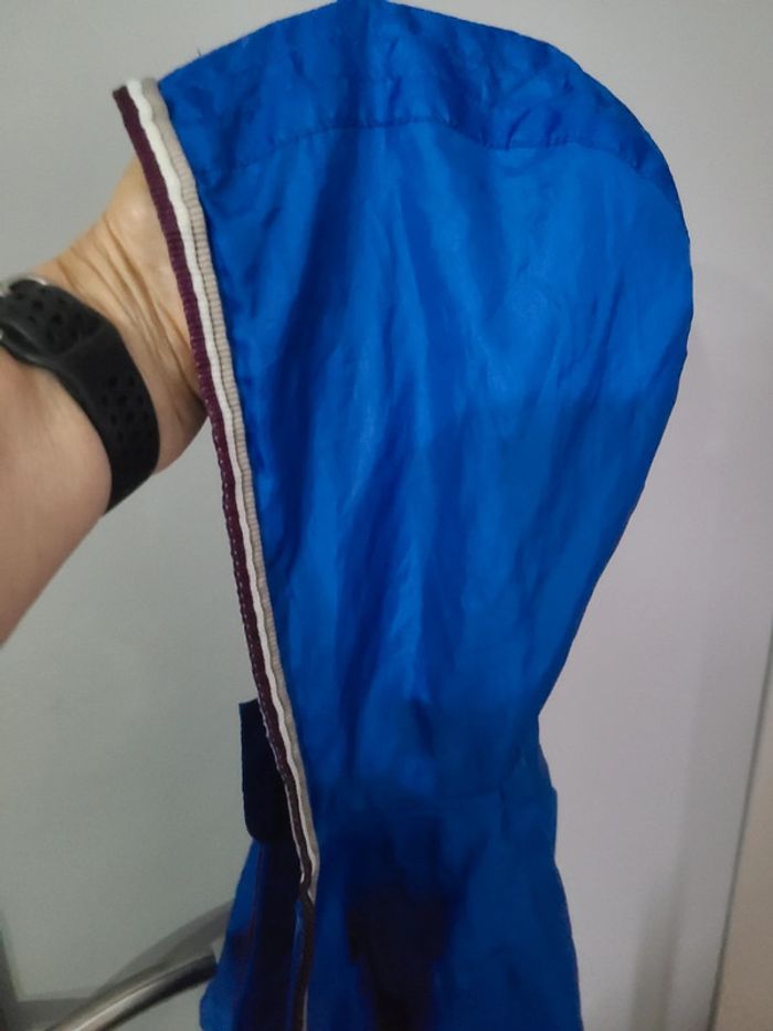 Veste coupe vent, imperméable avec capuche Bleu roi. Taille 18 mois Grain de blé, Z - photo numéro 10