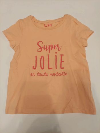 T shirt super jolie 6 ans