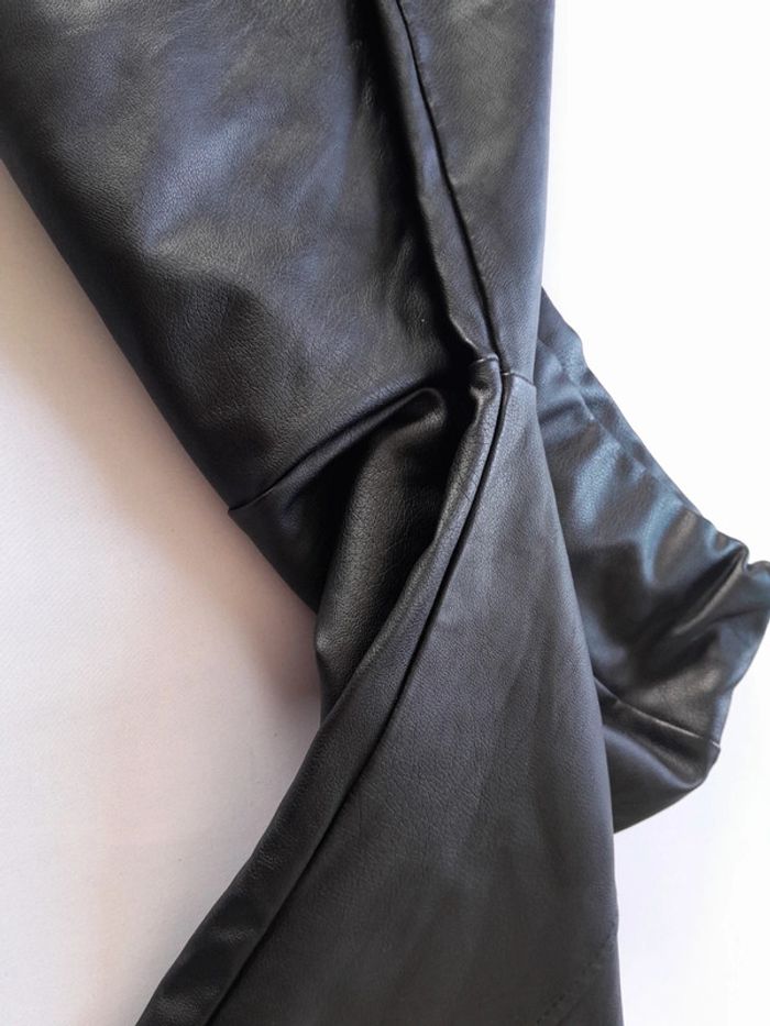 Leggings simili cuir made in italy taille xs ou s - photo numéro 5
