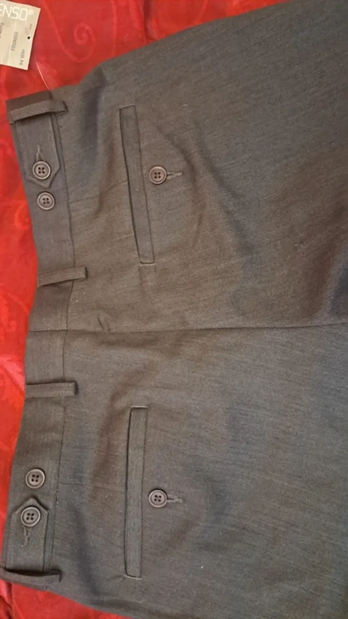 Pantalon ville T46 neuf gris anthracite - photo numéro 5
