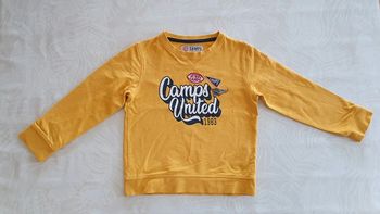 Sweat jaune moutarde Camps United