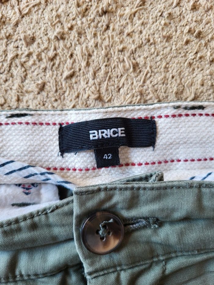 Bermuda cargo kaki Brice - 100% coton - photo numéro 5