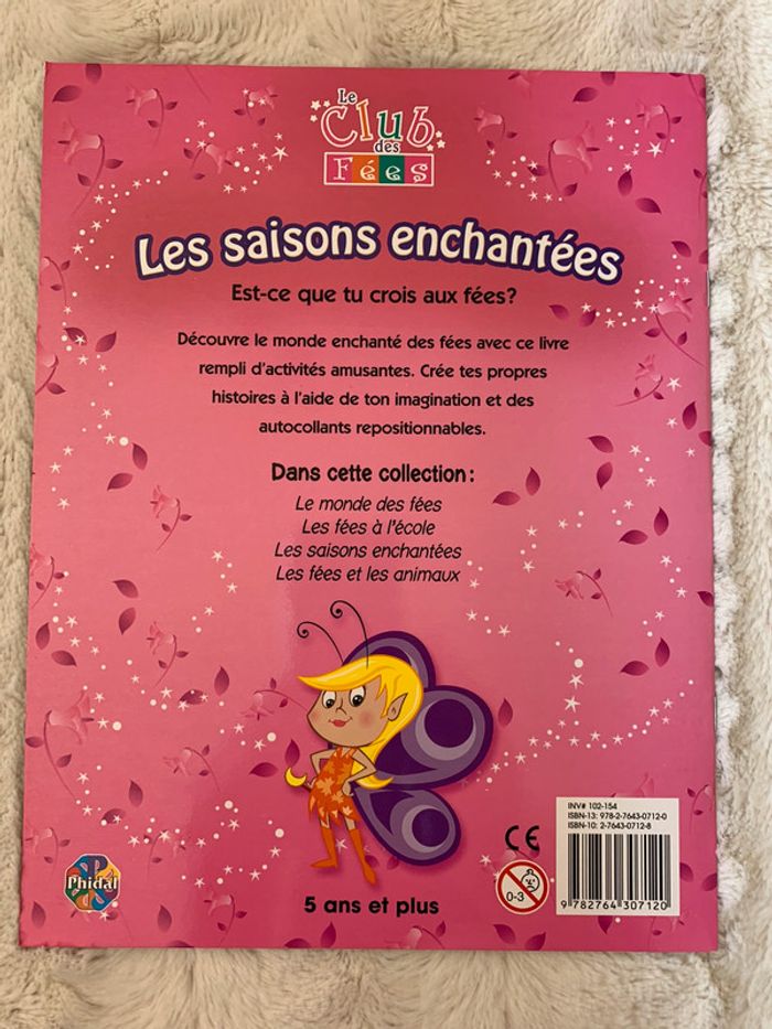 Album d’autocollants les saisons enchantées le club des fées neuf - photo numéro 2