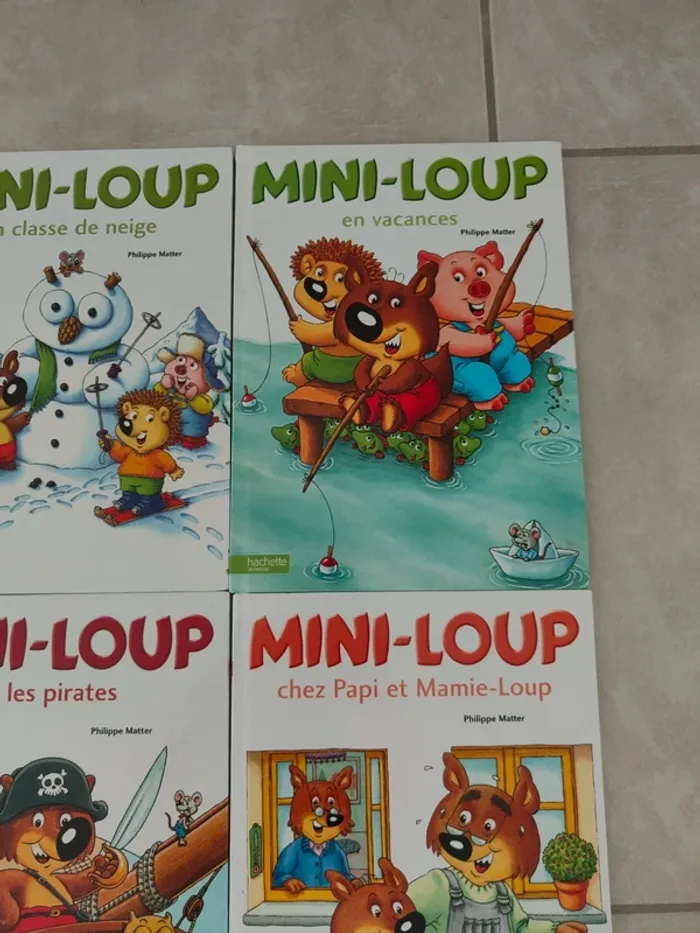 Lot 7 livres Mini Loup - photo numéro 6