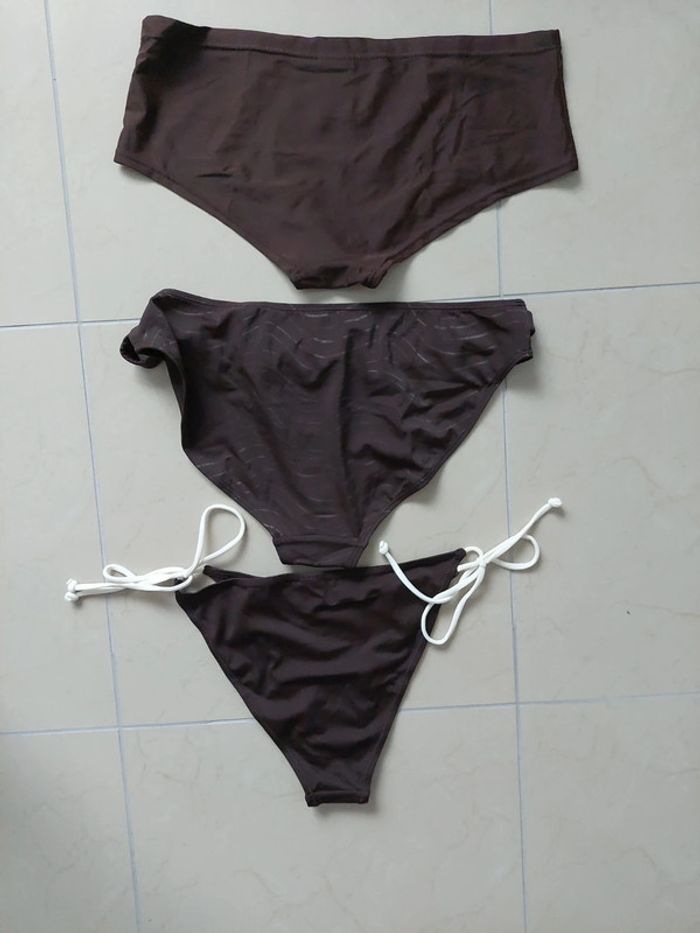 3 bas de maillot, marron, 40. - photo numéro 2