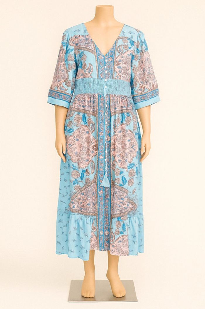 Robe bleu - Aumora - XL - photo numéro 7
