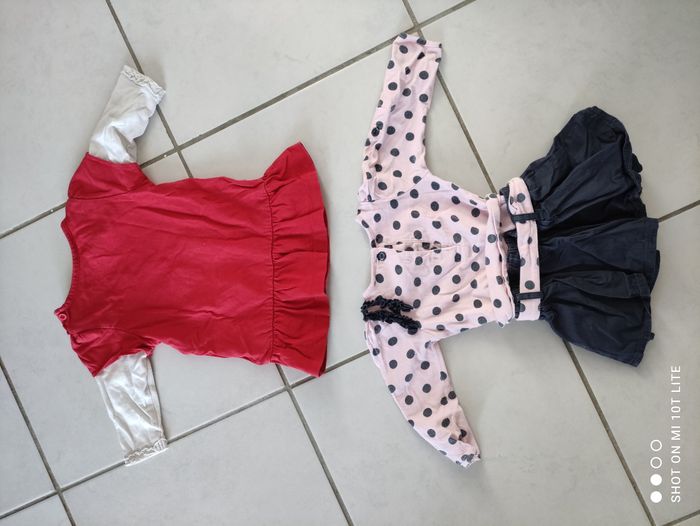 Lot de 2 robes 9 mois manches longues U et Tape à l'œil - photo numéro 3