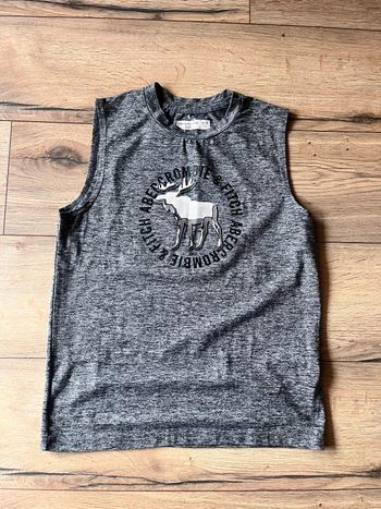 Débardeur gris abercrombie 12 ans