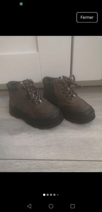 Bottines zara brune pointure 25