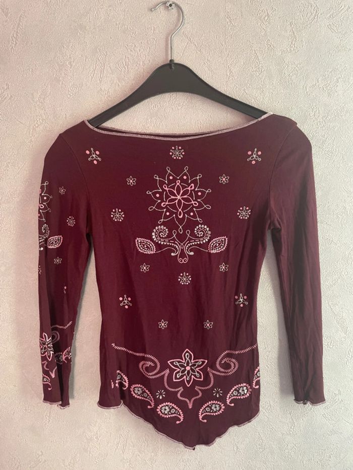 Haut à manche longue orientale