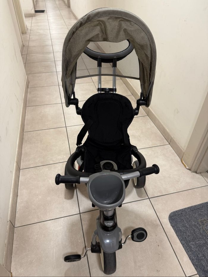 Q Play - Tricycle Evolutif Cosy 4-en-1 - Gris - photo numéro 6