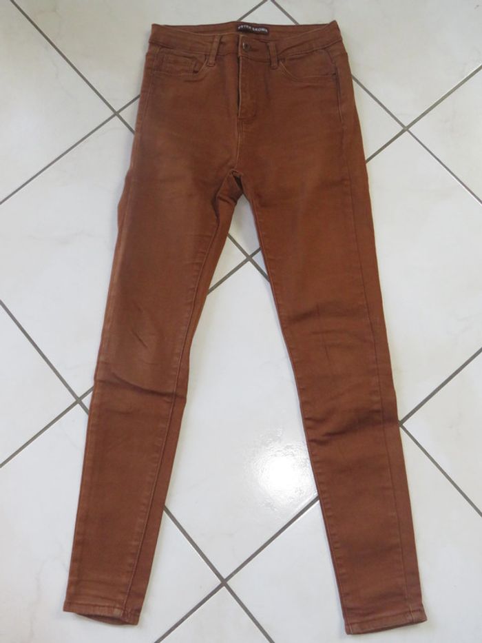 jean marron taille 36 - photo numéro 3
