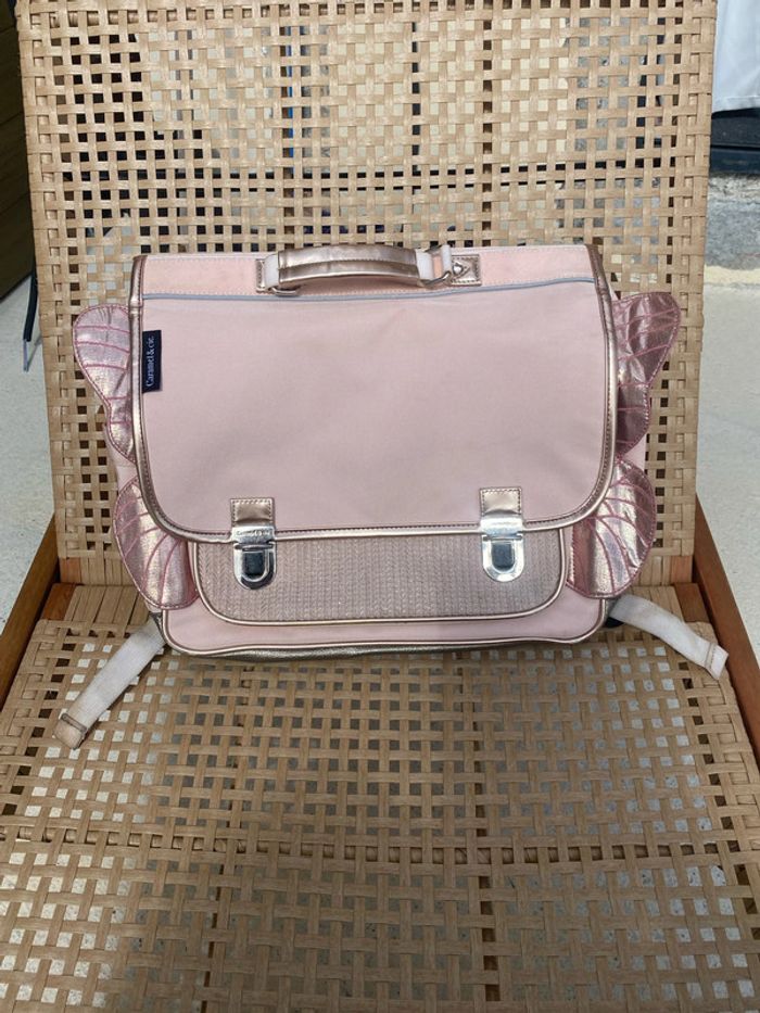 Cartable rose caramel et compagnie