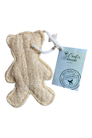 NEUF Éponge ourson exfoliante en luffa