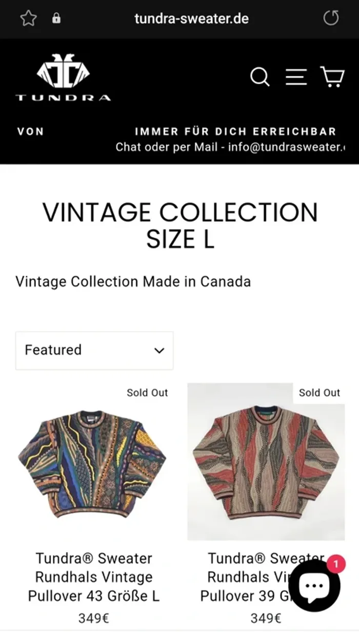 Magnifique pull sweat Tundra vintage collection made in Canada - photo numéro 11