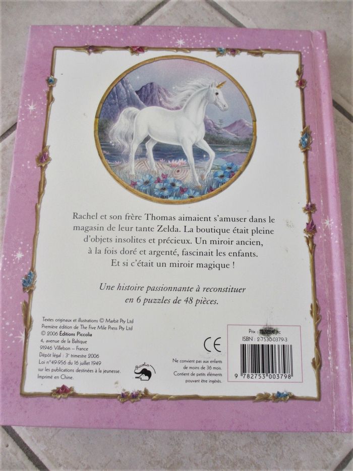 Livre de puzzles La Septième Licorne - Piccolia - photo numéro 2