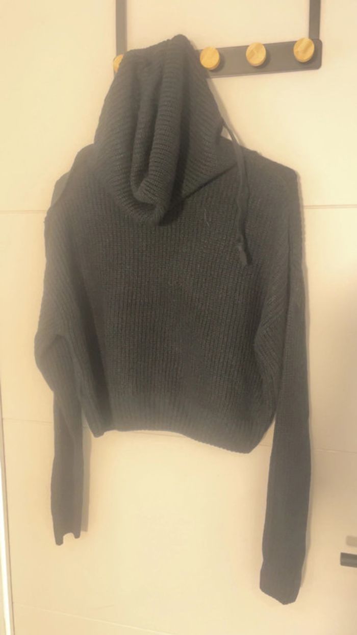pull fin a capuche - photo numéro 3