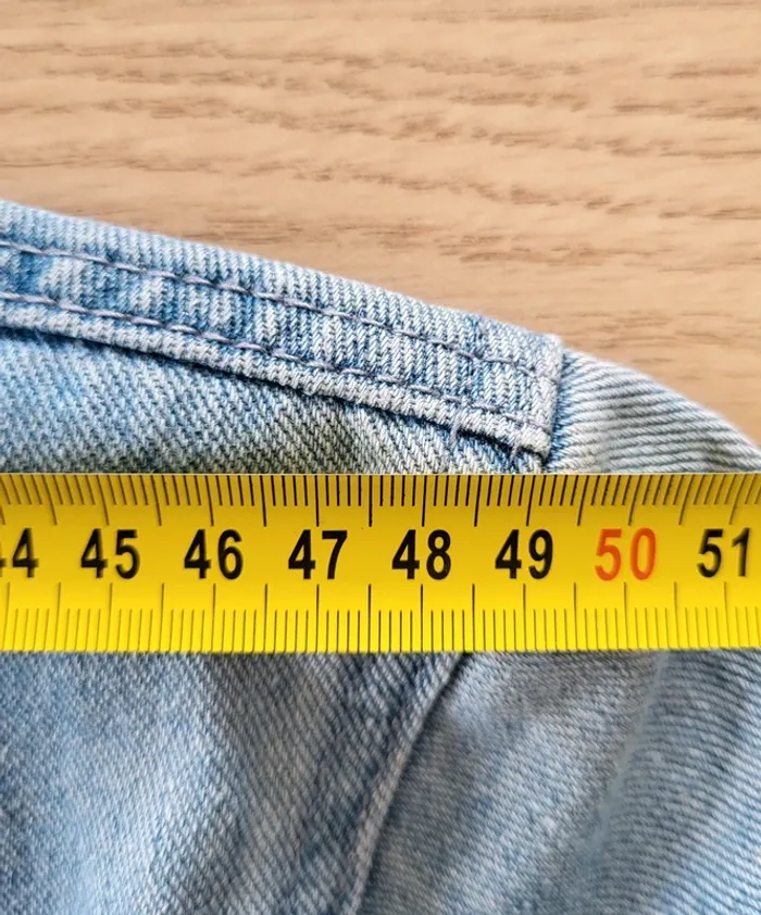 Veste en jean bleue claire Boohoo Man Taille XL ou 46 48 - photo numéro 13