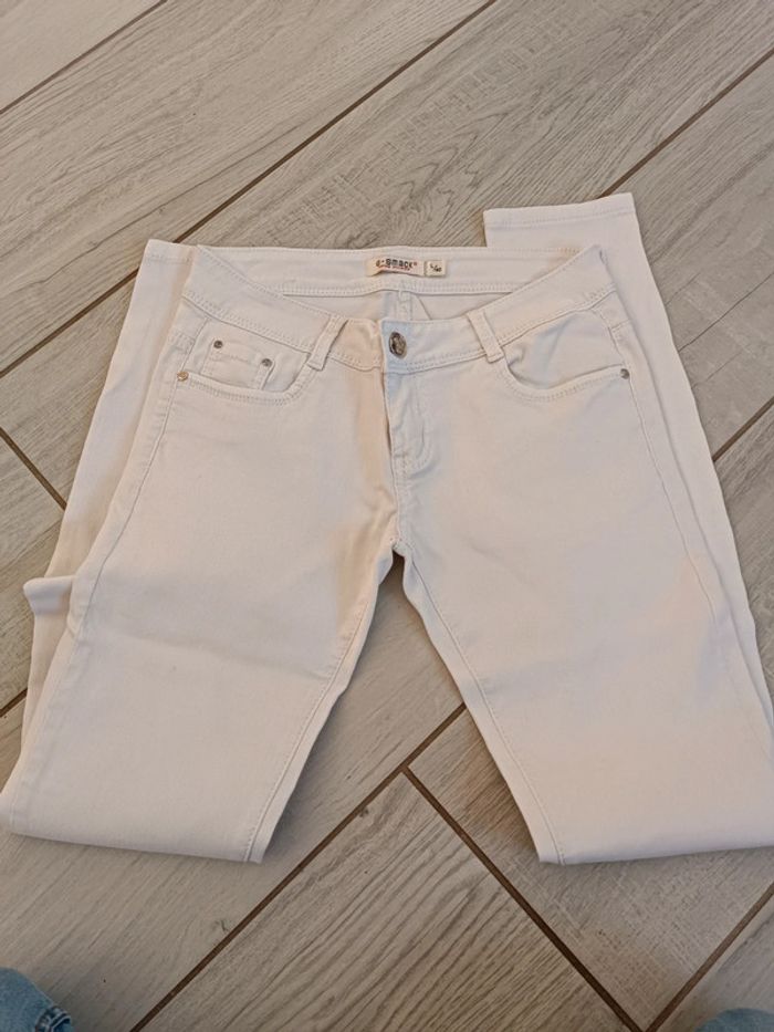 Jeans blanc - photo numéro 3