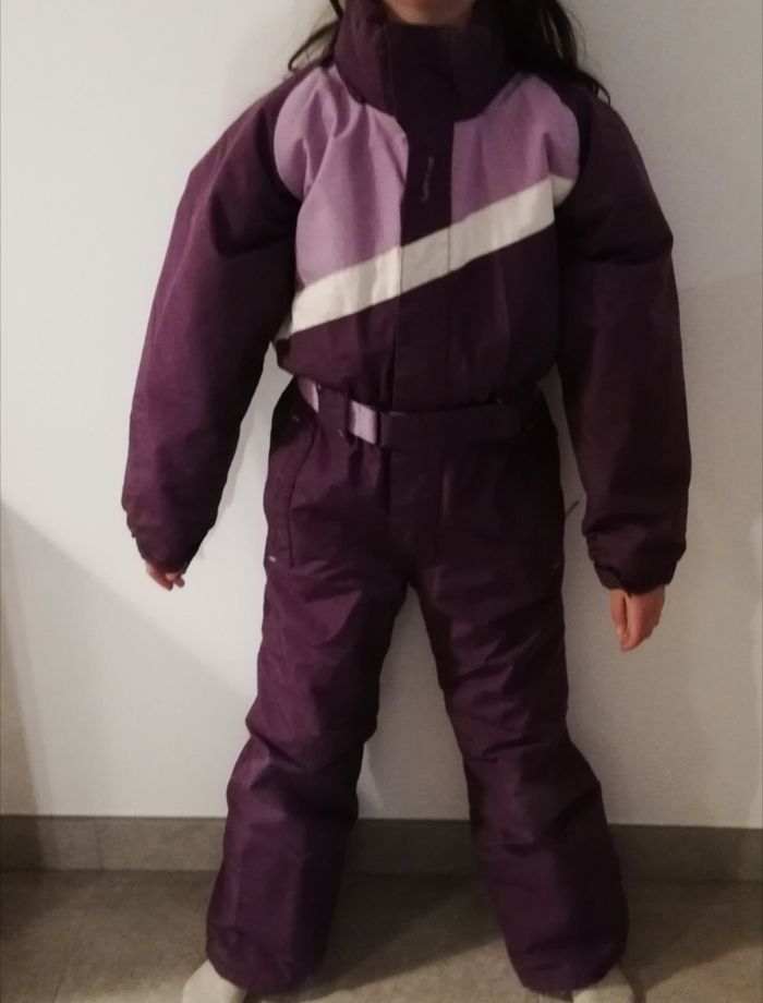 10 ans fille combinaison ski prune décathlon wedze