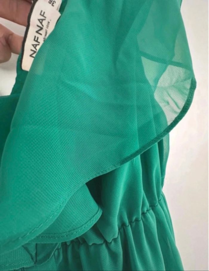 Très jolie robe verte Naf Naf 36 tbe envoi rapide - photo numéro 4