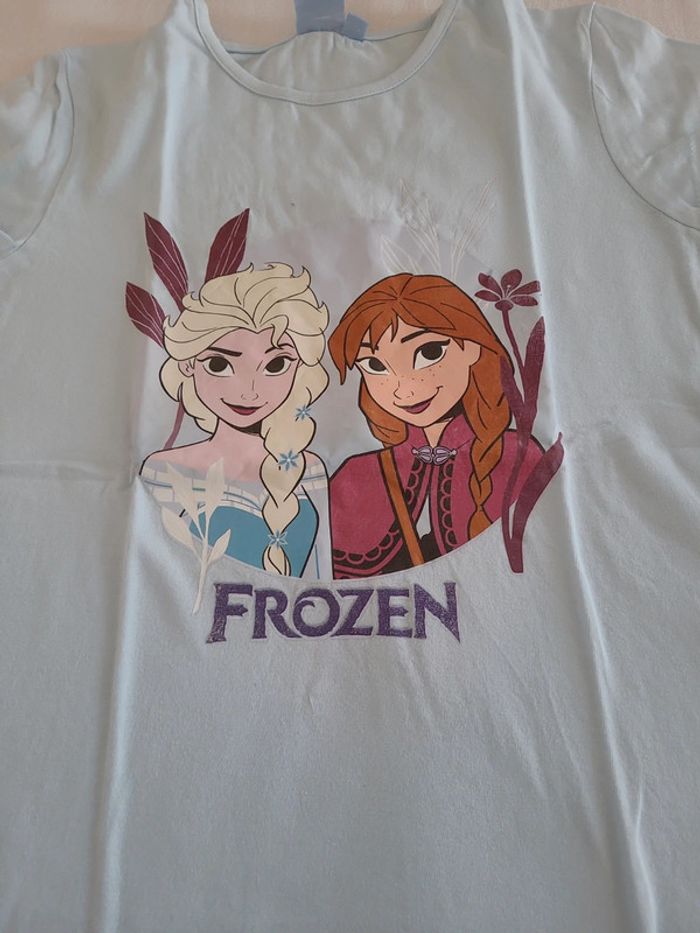 T shirt frozen 10ans - photo numéro 2