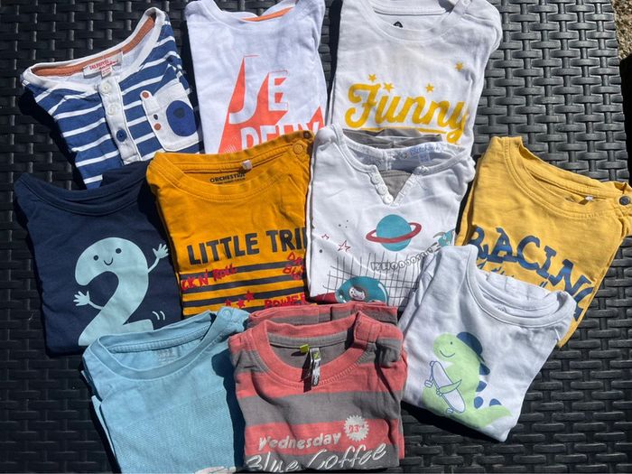 Lot de 10 t-shirt ML