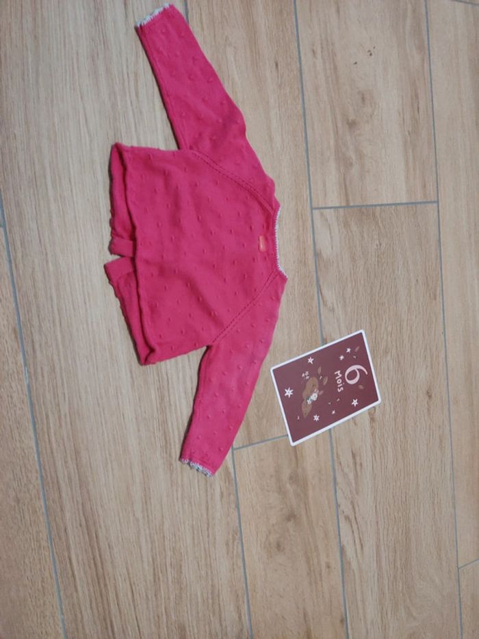 Boléro rose catimini 6 mois - photo numéro 5