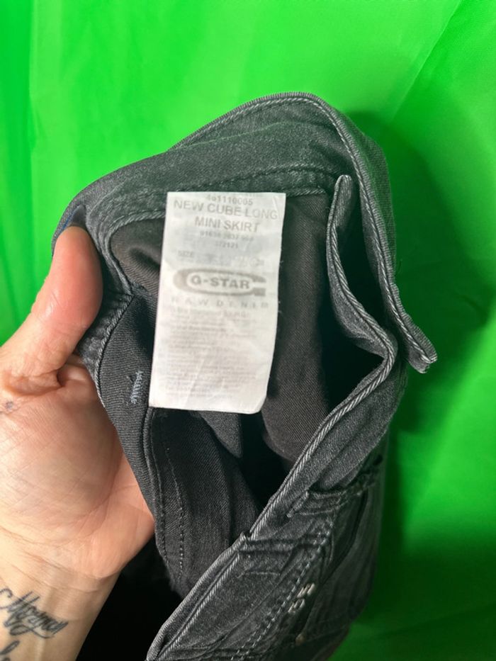 Superbe jupe G-Star, extensible, gris foncé taille 38 - photo numéro 12
