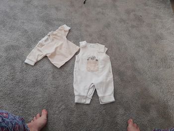 Ensemble naissance en velours