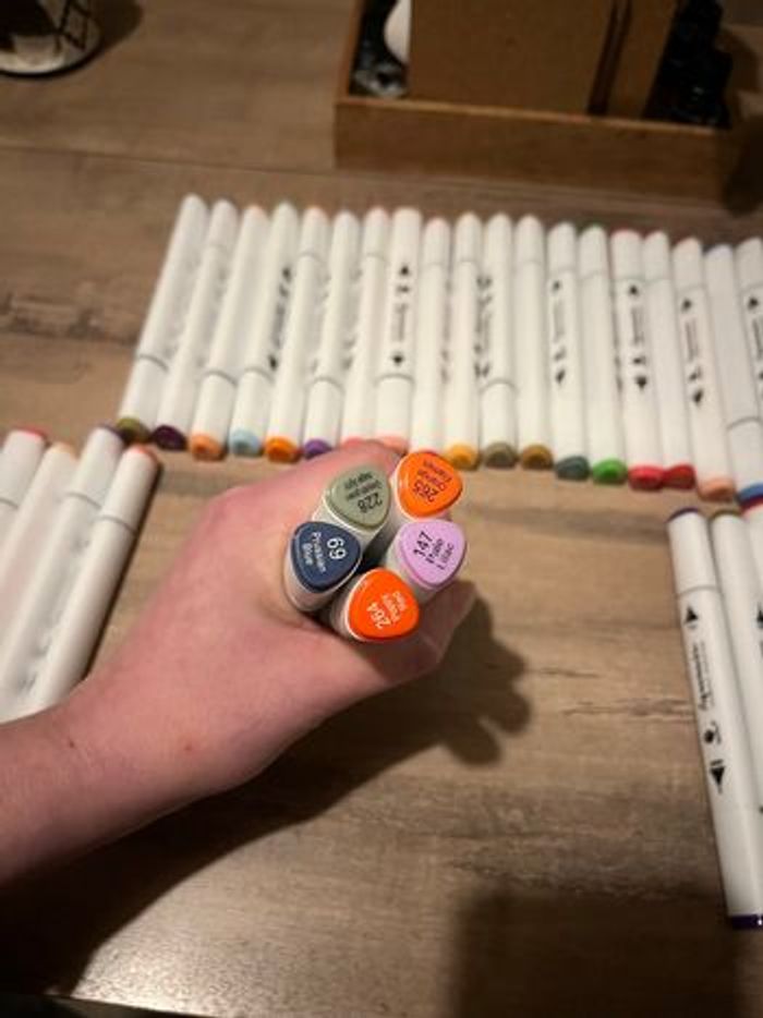 Lots de 40 feutres à eau - photo numéro 7