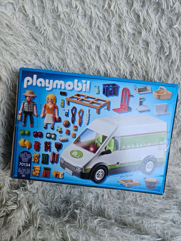 Jouet - jeux de construction playmobil 70134 camion de marché - Neuf - photo numéro 2