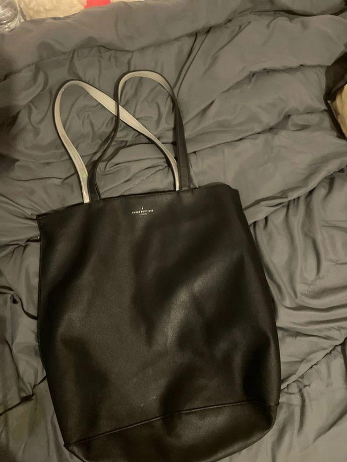 Sac à bandoulière façon tot-bag