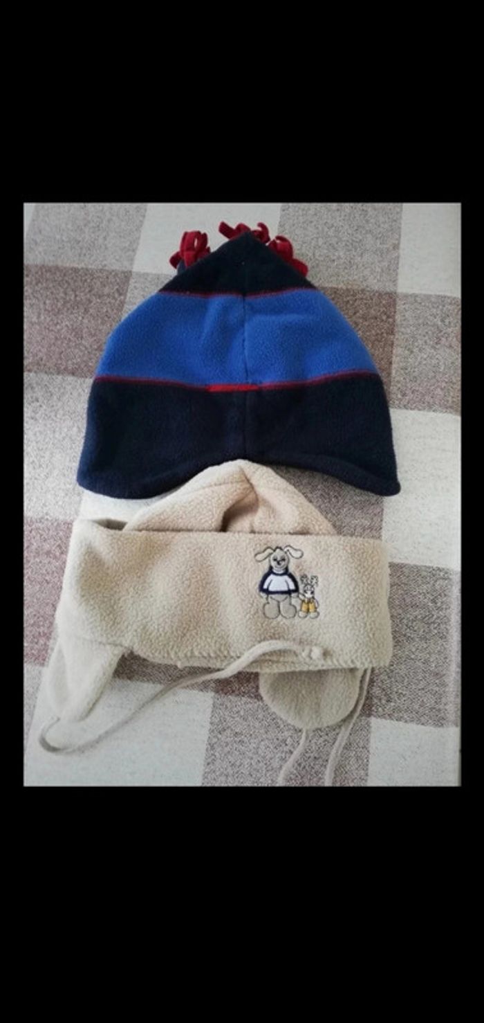 lot de 2 bonnets taille 49 - photo numéro 3