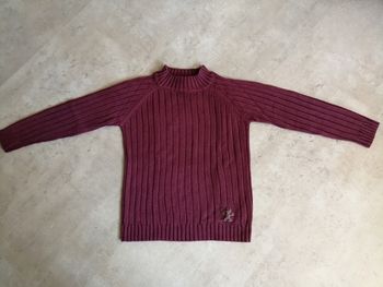 Pull coton bordeaux 12 ans Sergent Major