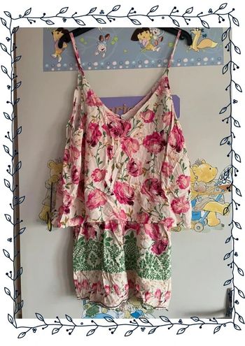 Combishort coloré à bretelles, taille S, marque Lili & Lala