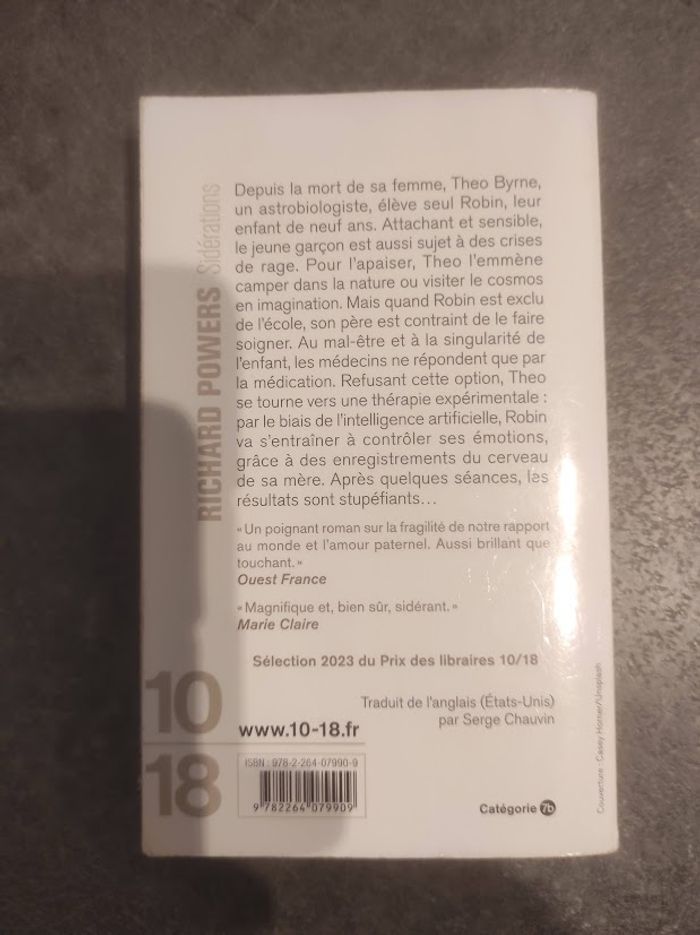Sidérations Richard Powers 10/18 2021 - photo numéro 3