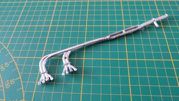 Ligne échappement pièce détachée miniature Bburago Burago Alfa Romeo 2300 spider 1932 1/18 1/18e 1/1