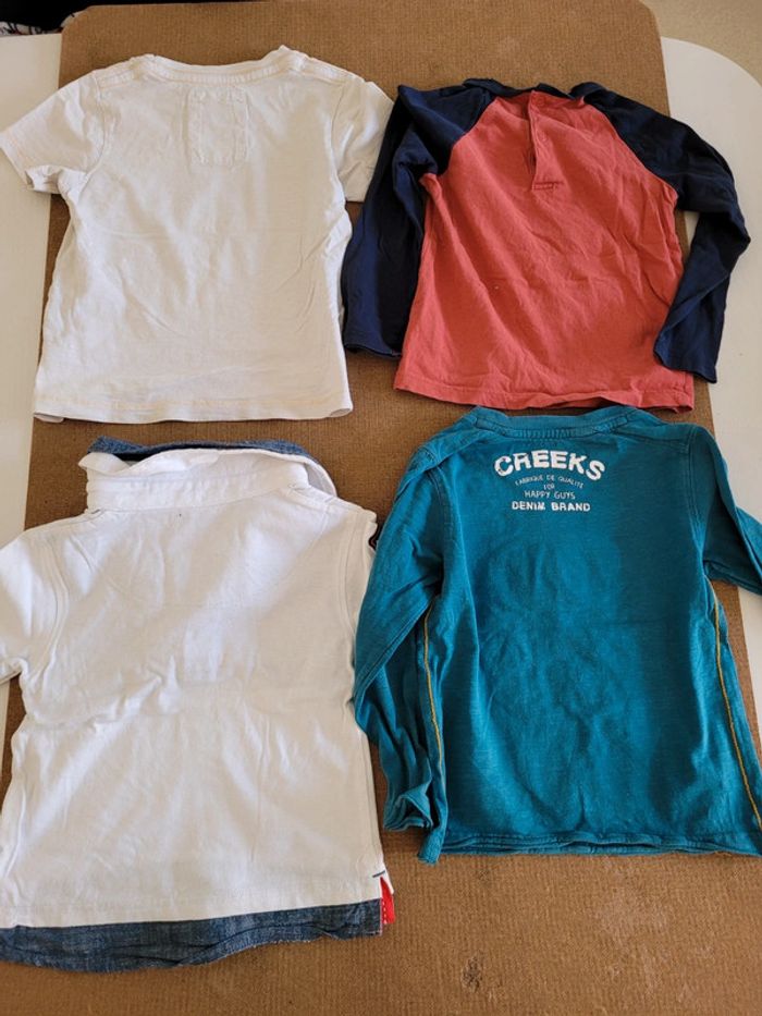 Lot de t-shirts Creeks sans et avec manches taille 3ans - photo numéro 8