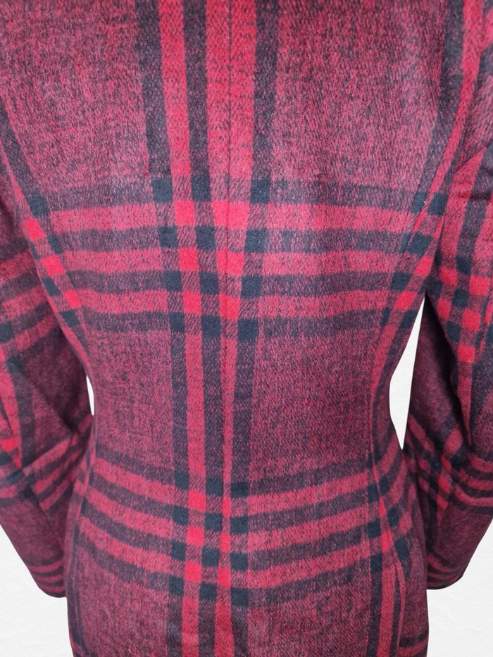 Manteau femme à carreaux rouge et noir Miss Selfridge Taille 36 - photo numéro 6